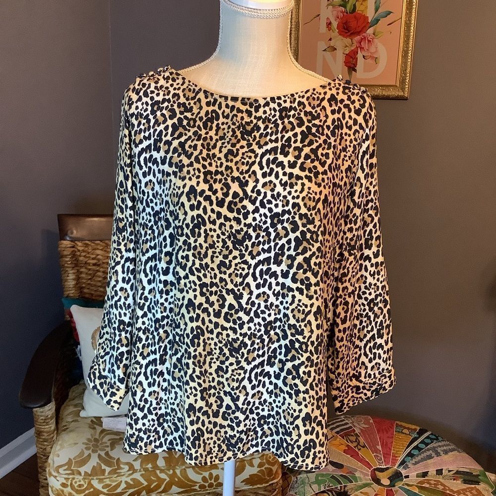Banana Republicβ Animal Print Blouse